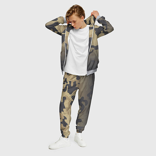 Мужской костюм Camouflage Khaki / 3D-Меланж – фото 3