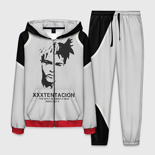 Мужской костюм XXXTentacion RIP / 3D-Красный – фото 1