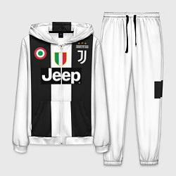 Костюм мужской FC Juventus 18-19, цвет: 3D-белый