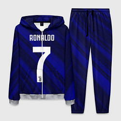 Костюм мужской Ronaldo 7: Blue Sport, цвет: 3D-меланж
