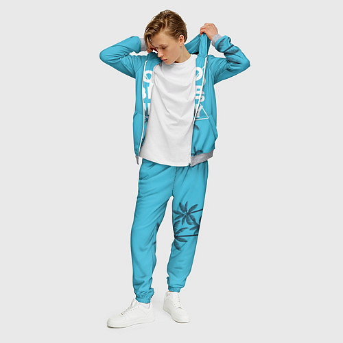 Мужской костюм Good vibes only / 3D-Меланж – фото 3