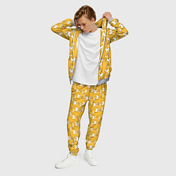 Костюм мужской Маленькие Корги, цвет: 3D-меланж — фото 2