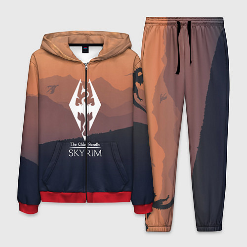 Мужской костюм THE ELDER SCROLLS / 3D-Красный – фото 1