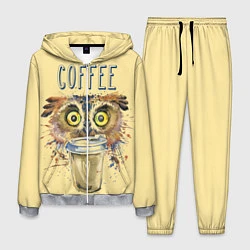 Костюм мужской Owls like coffee, цвет: 3D-меланж