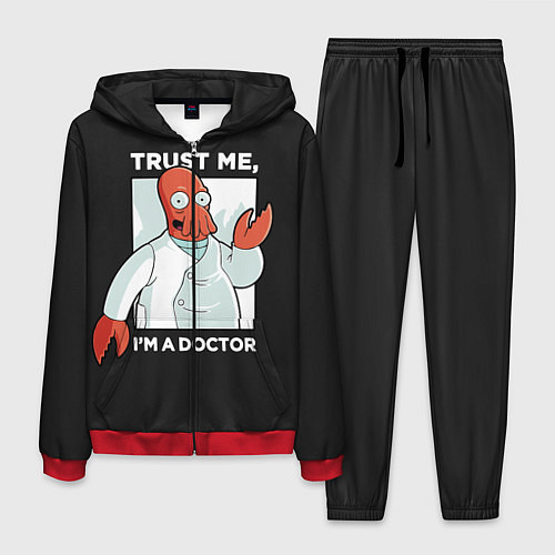 Мужской костюм Zoidberg: Trust Me / 3D-Красный – фото 1