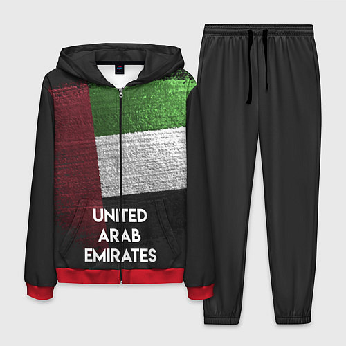 Мужской костюм United Arab Emirates Style / 3D-Красный – фото 1