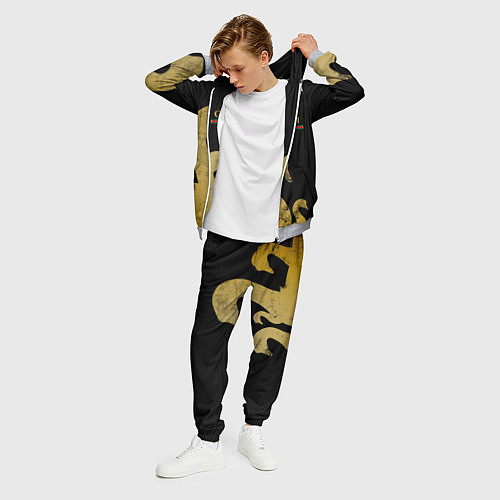 Мужской костюм GUSSI: Gold Edition / 3D-Меланж – фото 3