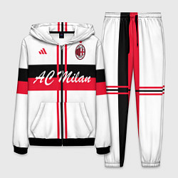 Костюм мужской AC Milan: White Form, цвет: 3D-черный