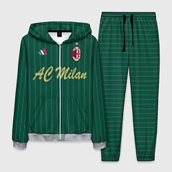 Костюм мужской AC Milan: Green Form, цвет: 3D-меланж