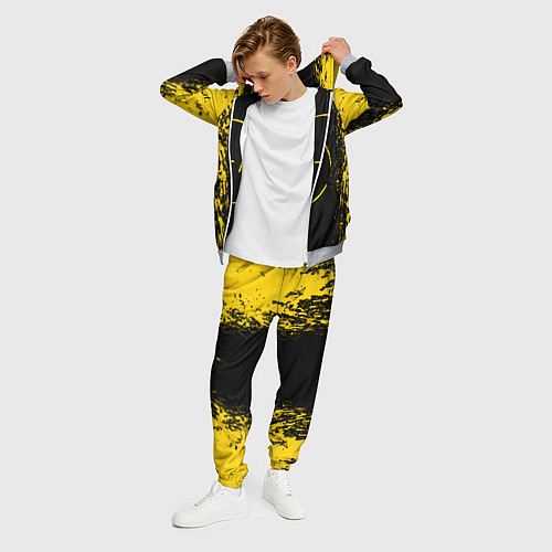 Мужской костюм 21 Pilots: Yellow & Black / 3D-Меланж – фото 3