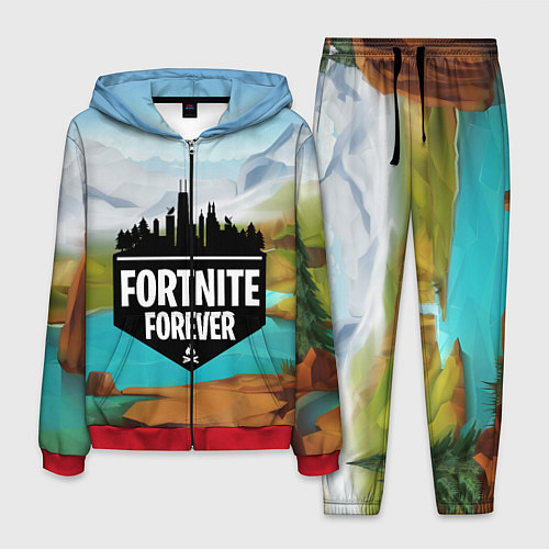 Мужской костюм Fortnite Forever / 3D-Красный – фото 1