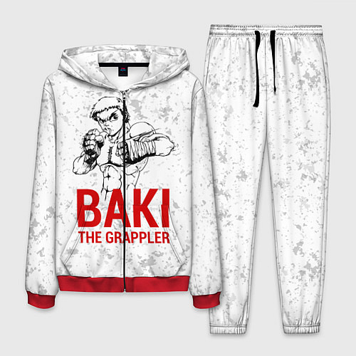 Мужской костюм Baki the Grappler / 3D-Красный – фото 1