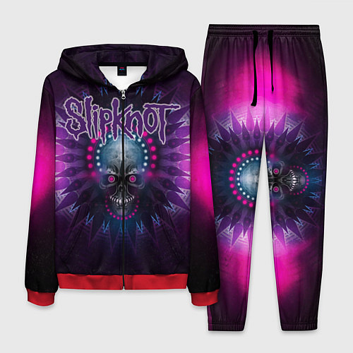 Мужской костюм Slipknot: Neon Skull / 3D-Красный – фото 1