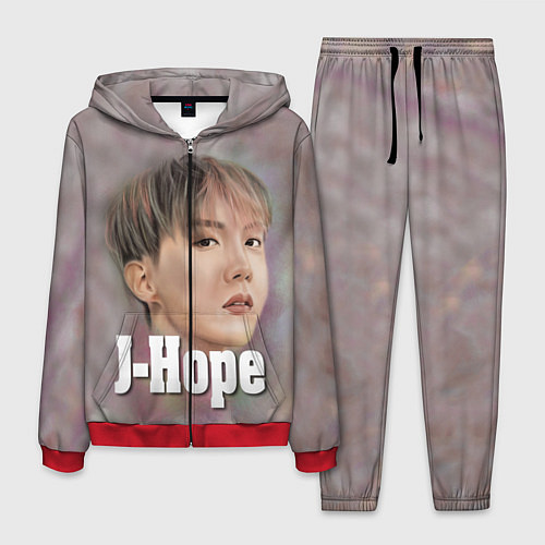 Мужской костюм BTS J-Hope / 3D-Красный – фото 1