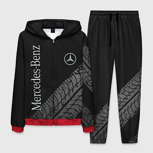 Мужской костюм Mercedes AMG: Street Style / 3D-Красный – фото 1