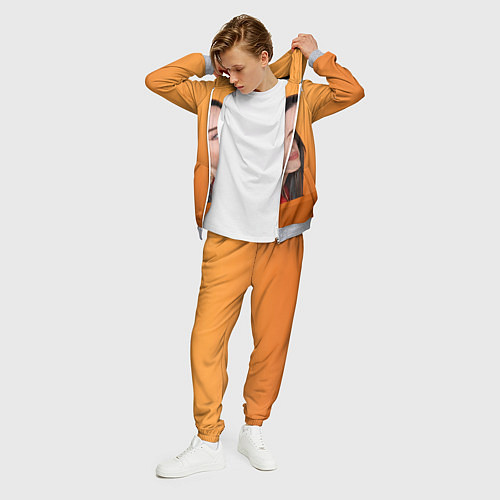 Мужской костюм BILLIE EILISH: Orange Mood / 3D-Меланж – фото 3