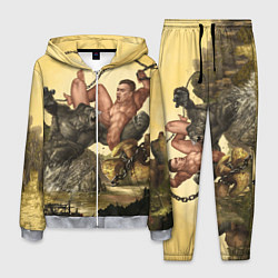 Костюм мужской Aniki Fight Art, цвет: 3D-меланж