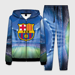 Костюм мужской FC Barcelona, цвет: 3D-черный