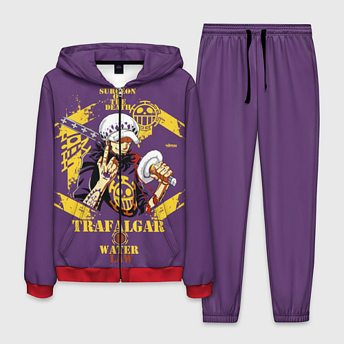 Мужской костюм One Piece Trafalgar / 3D-Красный – фото 1