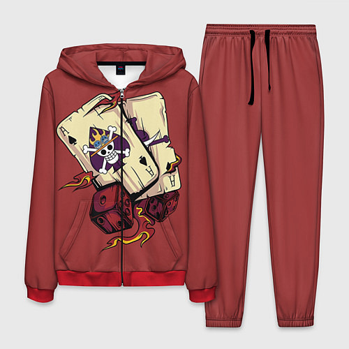 Мужской костюм One Piece / 3D-Красный – фото 1