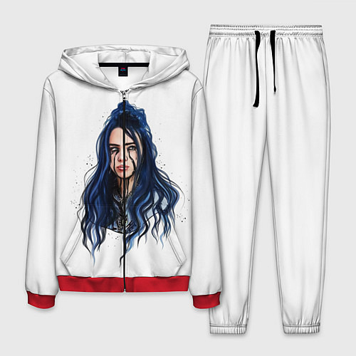 Мужской костюм BILLIE EILISH / 3D-Красный – фото 1