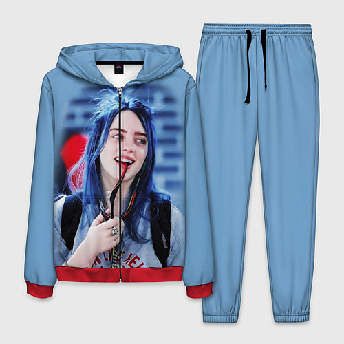 Мужской костюм BILLIE EILISH / 3D-Красный – фото 1