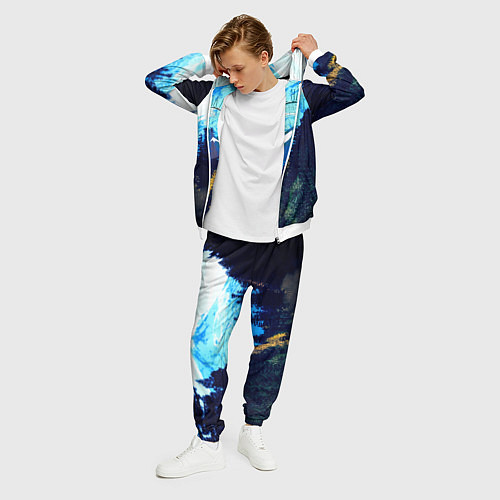 Мужской костюм Лес / 3D-Белый – фото 3