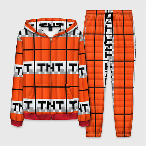 Мужской костюм Minecraft-Динамит / 3D-Красный – фото 1