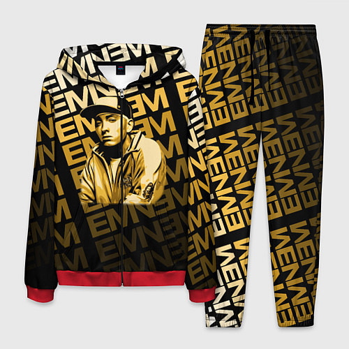 Мужской костюм Eminem / 3D-Красный – фото 1