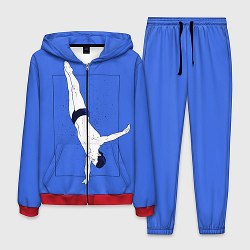 Мужской костюм Dive / 3D-Красный – фото 1