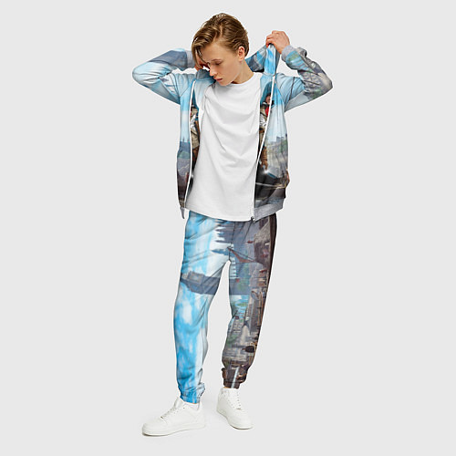 Мужской костюм Assasin's creed / 3D-Меланж – фото 3