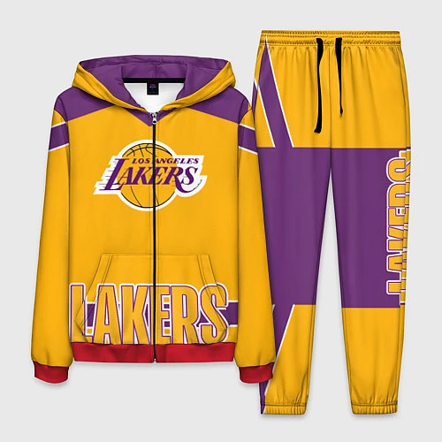Мужской костюм Los Angeles Lakers / 3D-Красный – фото 1