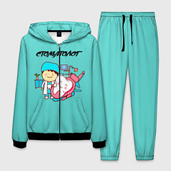 Костюм мужской Стоматолог, цвет: 3D-черный