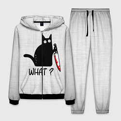 Костюм мужской What cat, цвет: 3D-черный