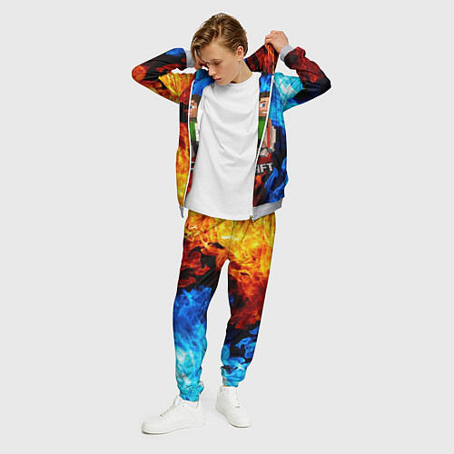 Мужской костюм MINECRAFT / 3D-Меланж – фото 3