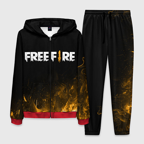 Мужской костюм Free Fire / 3D-Красный – фото 1