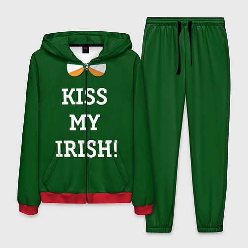 Мужской костюм Kiss my Irish / 3D-Красный – фото 1