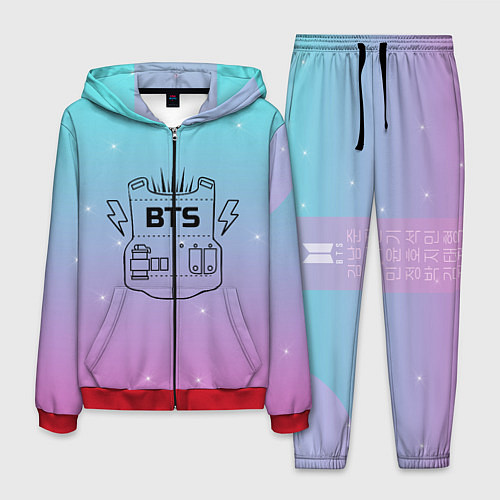 Мужской костюм BTS / 3D-Красный – фото 1