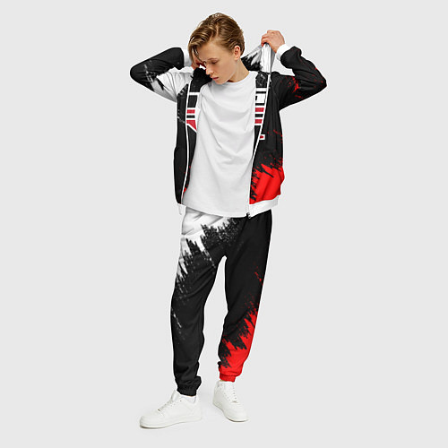 Мужской костюм NISSAN GTR / 3D-Белый – фото 3