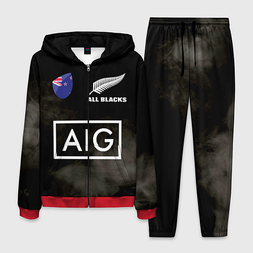 Мужской костюм ALL BLACKS / 3D-Красный – фото 1