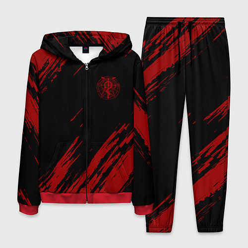 Мужской костюм Стальной алхимик / 3D-Красный – фото 1