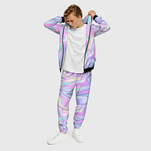 Мужской костюм Vaporwave / 3D-Черный – фото 3