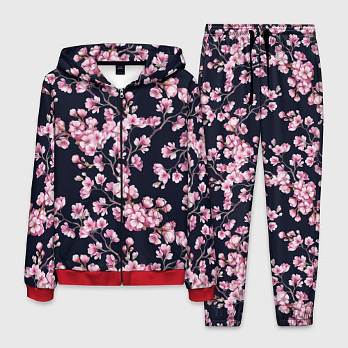 Мужской костюм Сакура / 3D-Красный – фото 1