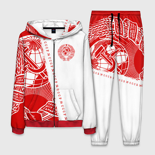 Мужской костюм СССР / 3D-Красный – фото 1