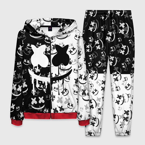 Мужской костюм Fortnite & Marshmello / 3D-Красный – фото 1