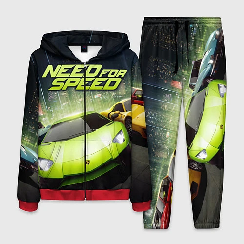 Мужской костюм Need for Speed / 3D-Красный – фото 1