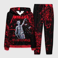Костюм мужской Metallica, цвет: 3D-красный