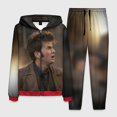 Мужской костюм 10th DOCTOR WHO / 3D-Красный – фото 1