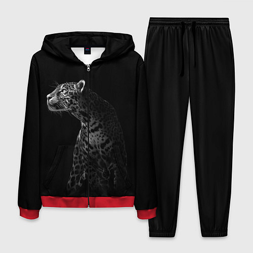 Мужской костюм Леопард / 3D-Красный – фото 1