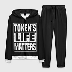 Костюм мужской TOKENS LIFE MATTERS, цвет: 3D-белый